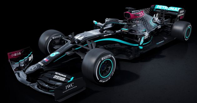 Mercedes AMG Petronas F1 team reveals new all-black livery for the W11 ahead of 2020 F1 season opener