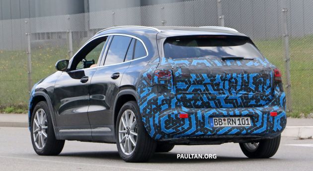 SPIED: Mercedes-Benz EQA testing with less disguise