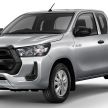 2020 Toyota Hilux facelift open for booking in Malaysia – fr RM94k, new 2.8L Rogue with Toyota Safety Sense