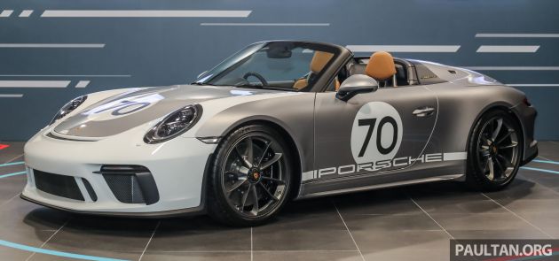 GALLERY: 991 Porsche 911 Speedster in Malaysia – droptop GT3 with 510 PS, 6-speed manual, fr RM2.7mil