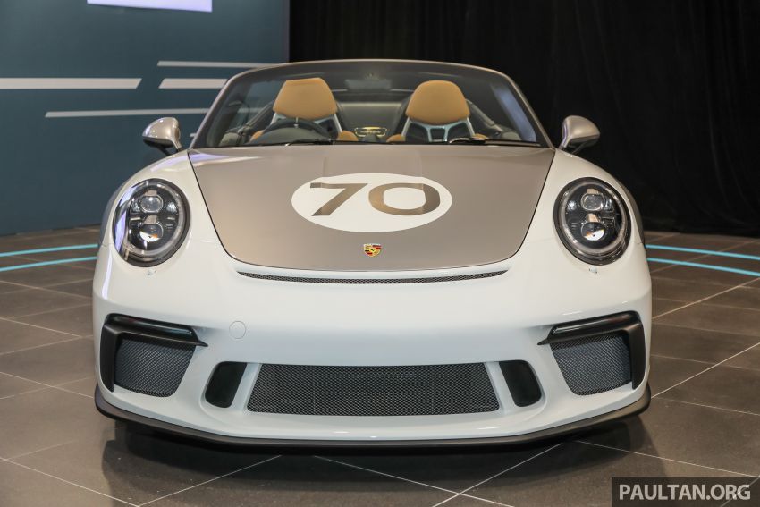 GALLERY: 991 Porsche 911 Speedster in Malaysia – droptop GT3 with 510 PS, 6-speed manual, fr RM2.7mil 1128091