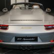 GALLERY: 991 Porsche 911 Speedster in Malaysia – droptop GT3 with 510 PS, 6-speed manual, fr RM2.7mil