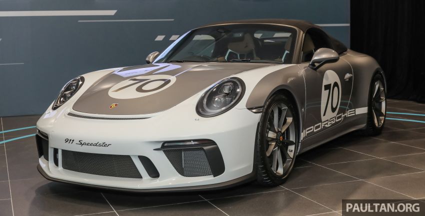 GALLERY: 991 Porsche 911 Speedster in Malaysia – droptop GT3 with 510 PS, 6-speed manual, fr RM2.7mil 1128093