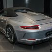 GALLERY: 991 Porsche 911 Speedster in Malaysia – droptop GT3 with 510 PS, 6-speed manual, fr RM2.7mil