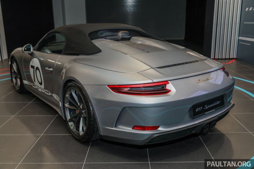 GALLERY: 991 Porsche 911 Speedster in Malaysia – droptop GT3 with 510 PS, 6-speed manual, fr RM2.7mil 1128094