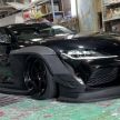 Toyota GR Supra receives the Liberty Walk treatment