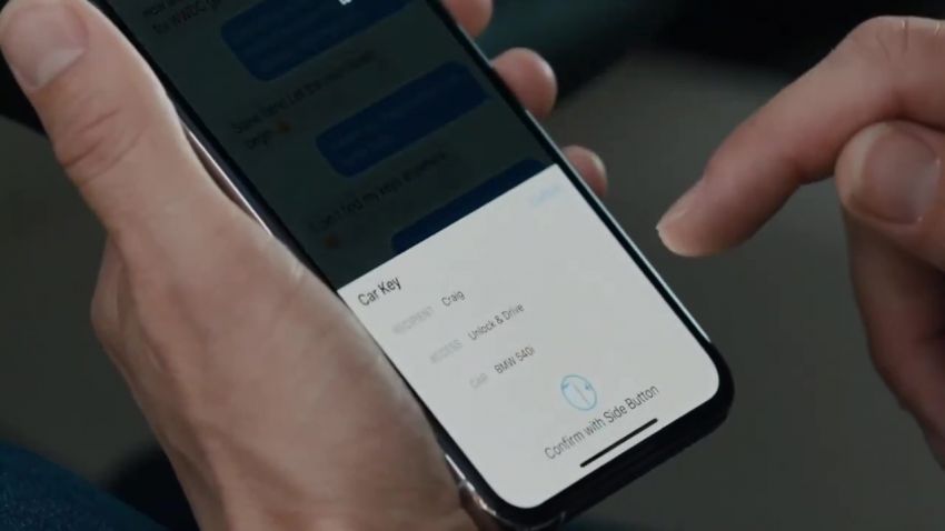 BMW to be the first carmaker to support Apple’s new CarKey feature – use your iPhone as a digital car key 1134237