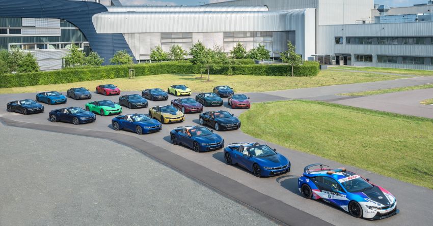 BMW i8 production ends with 18 special coloured cars 1137123
