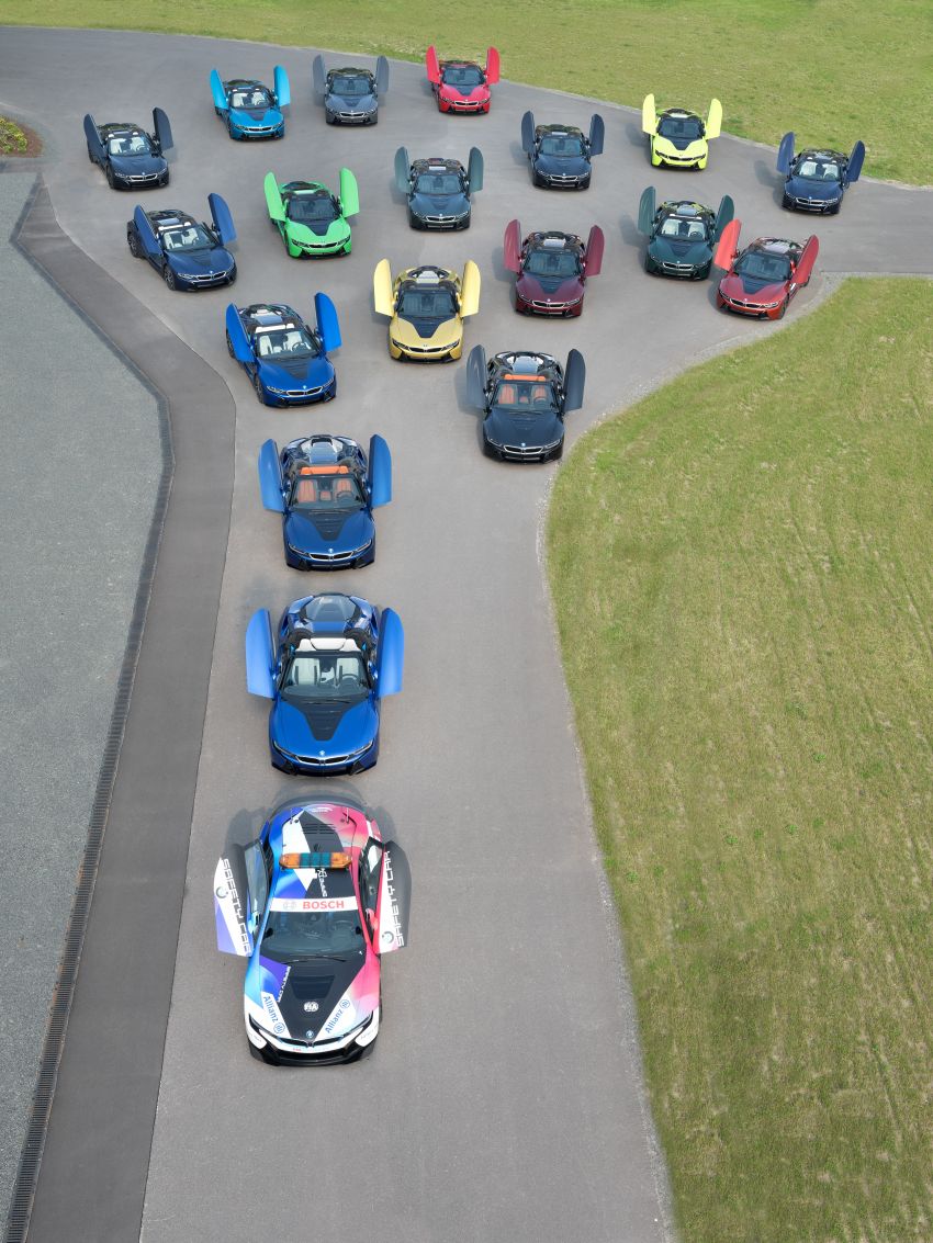 BMW i8 production ends with 18 special coloured cars 1137125