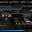 F90 BMW M5 facelift revealed – revised styling and dynamics; 4.4L twin-turbo V8; up to 625 PS, 750 Nm