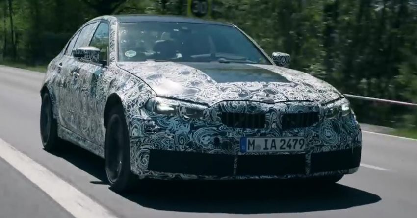 G80 BMW M3 teased while testing at the Nürburgring 1136722