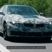 G80 BMW M3 teased while testing at the Nürburgring