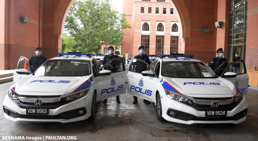 PDRM receives 425 Honda Civic 1.8 S patrol vehicles 1127873