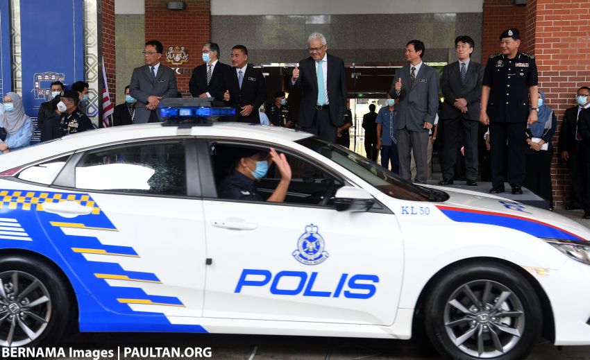 PDRM receives 425 Honda Civic 1.8 S patrol vehicles 1127888