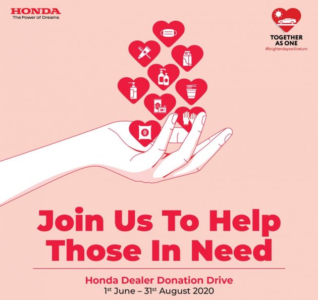 Honda Malaysia lancar dua kempen bantuan kemasyarakatan bagi yang terjejas akibat COVID-19