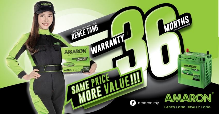 AD: Enjoy up to 36 months warranty and peace of mind when you purchase selected Amaron batteries 1138739