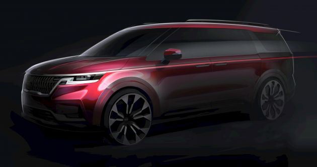 Kia Carnival – <em>teaser</em> model generasi ke-empat ditunjukkan, dijangka dilancarkan pada Q3 2020