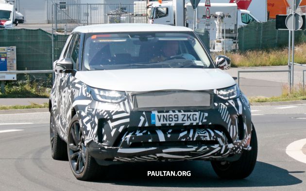 SPYSHOTS: Land Rover Discovery facelift on road test