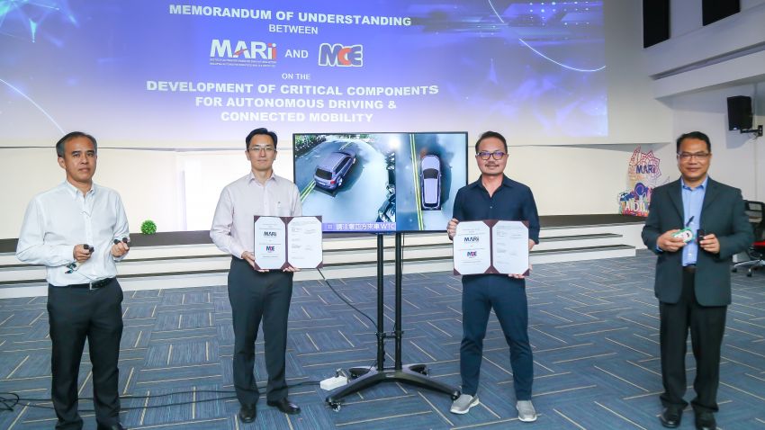 MARii, MCE sign MoU to develop components for autonomous driving and connected mobility 1129995