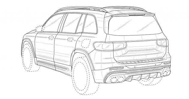 X247 Mercedes-AMG GLB45 hinted in new patent