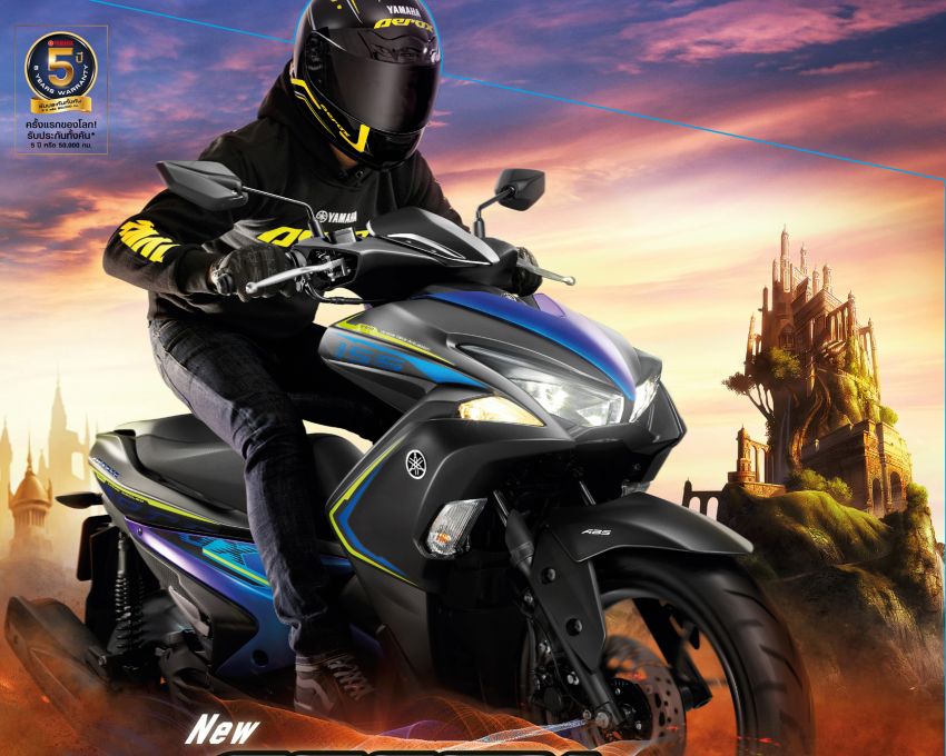 Yamaha Aerox atau NVX di Thailand punya grafik baru 1127397