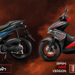 Yamaha Aerox atau NVX di Thailand punya grafik baru