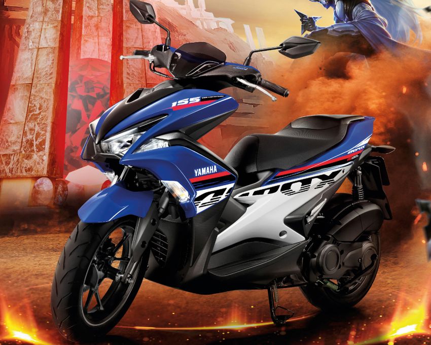 Yamaha Aerox atau NVX di Thailand punya grafik baru 1127399