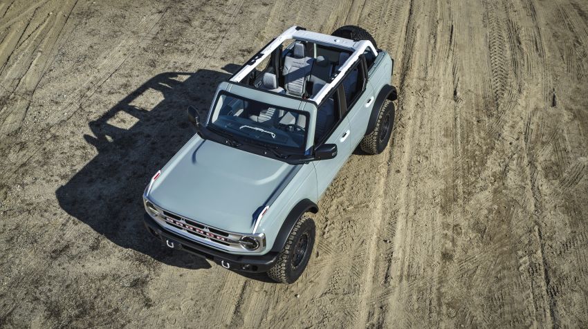 Sixth-generation Ford Bronco debuts – two EcoBoost petrols, removable panels and washable interior 1145064
