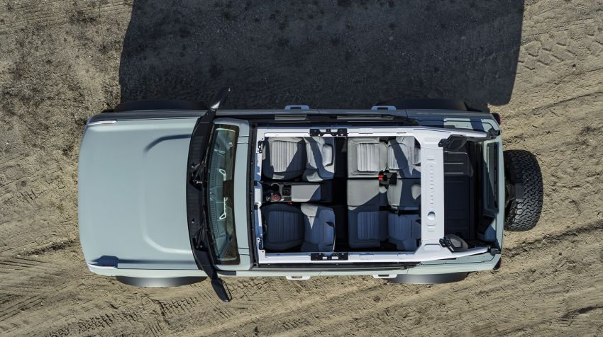Ford Bronco 2021 didedahkan – pintu, bumbung dan panel badan boleh ditanggal, 2 pilihan enjin EcoBoost 1145672