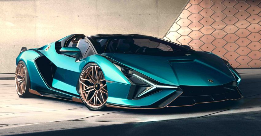 Lamborghini Sian Roadster debuts, 819 PS hybrid V12 1143219