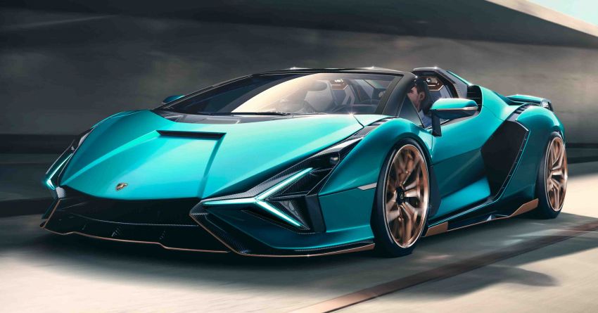 Lamborghini Sian Roadster debuts, 819 PS hybrid V12 1143222