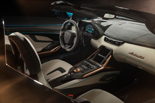 Lamborghini Sian Roadster – enjin V12 hibrid 819 PS