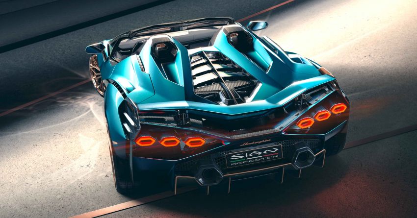 Lamborghini Sian Roadster debuts, 819 PS hybrid V12 1143214