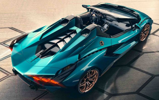 Lamborghini Sian Roadster – enjin V12 hibrid 819 PS
