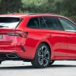 2021 Skoda Octavia vRS Mk4 gets new 2.0 TSI, 2.0 TDI engines – sportier looks, full range of safety systems