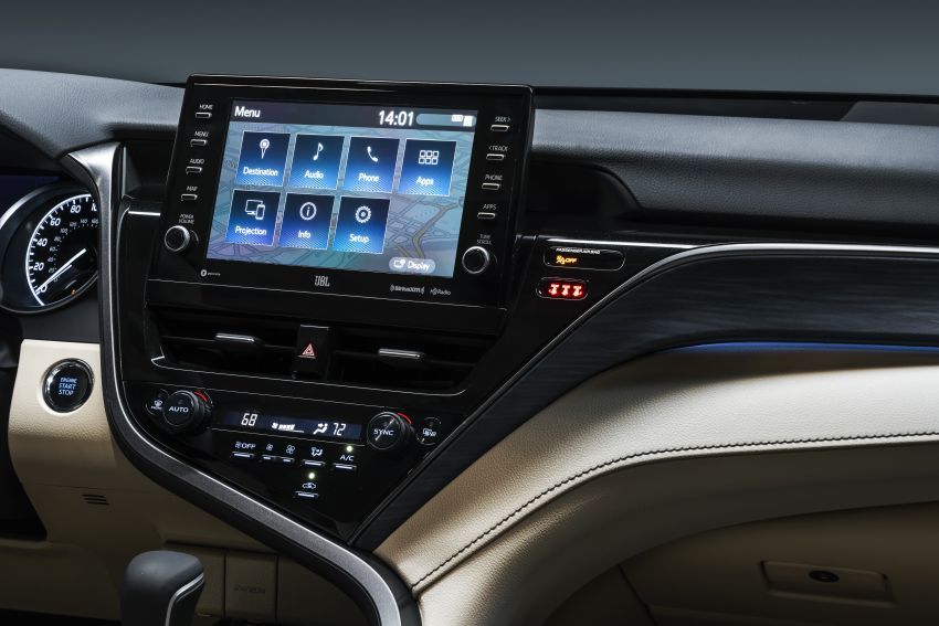 Toyota Camry 2021 <em>facelift</em> terima skrin baru, Toyota Safety Sense 2.5+, bateri lithium-ion untuk hibrid 1148098