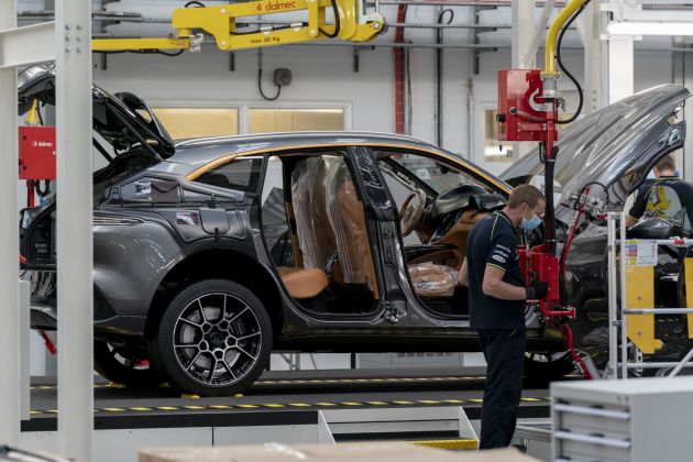 Aston Martin DBX production commences at St Athan