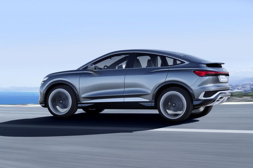 Audi Q4 Sportback e-tron concept – AR head-up display, up to 500 km range; to enter production 2021 1142294
