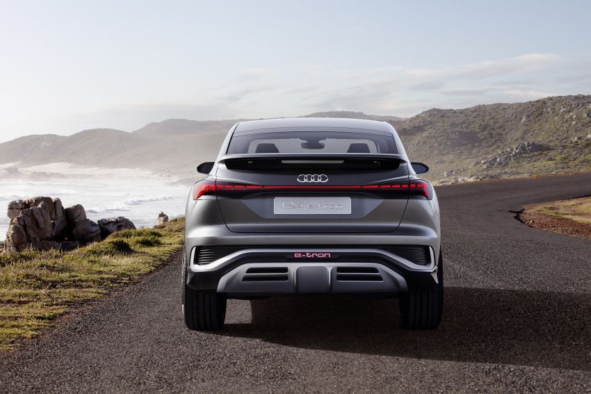 Audi Q4 Sportback e-tron Concept didedah – pacuan elektrik penuh, jarak gerak 500 km, pengeluaran 2021 1142641