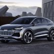 Audi Q4 Sportback e-tron concept – AR head-up display, up to 500 km range; to enter production 2021