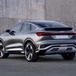 Audi Q4 Sportback e-tron concept – AR head-up display, up to 500 km range; to enter production 2021