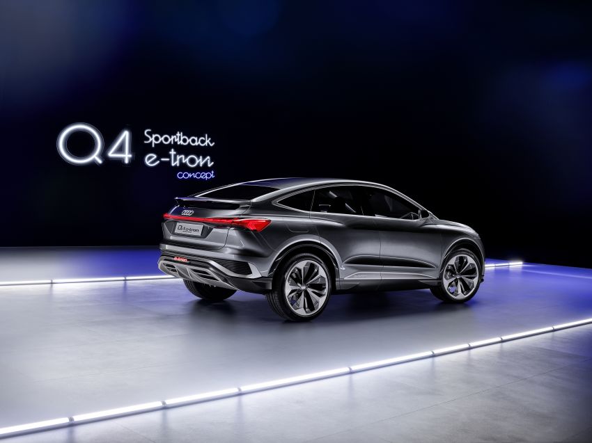 Audi Q4 Sportback e-tron concept – AR head-up display, up to 500 km range; to enter production 2021 1142332