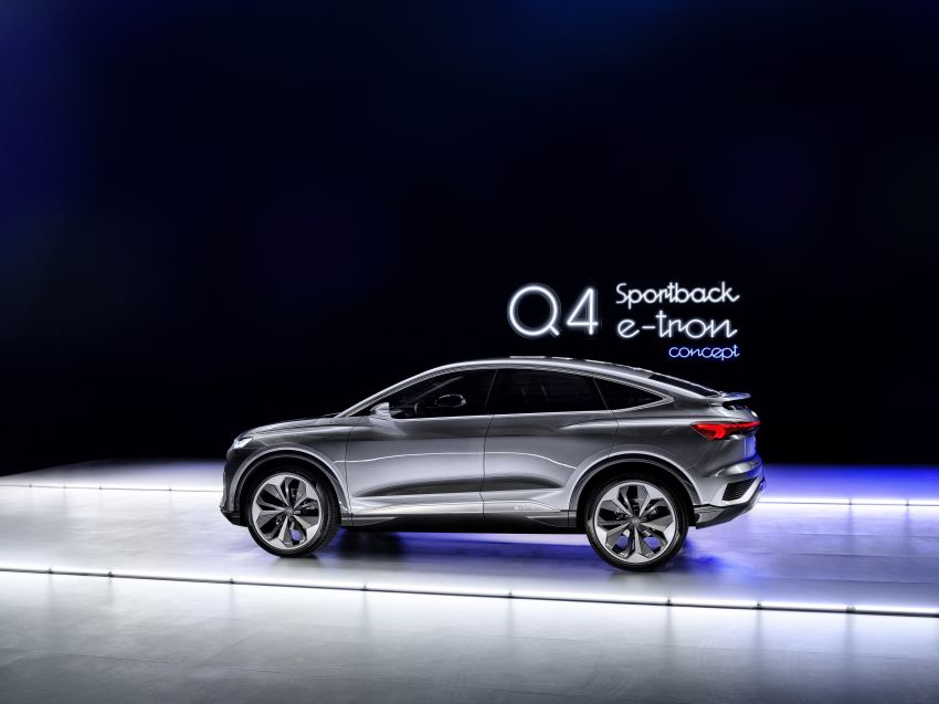 Audi Q4 Sportback e-tron concept – AR head-up display, up to 500 km range; to enter production 2021 1142328