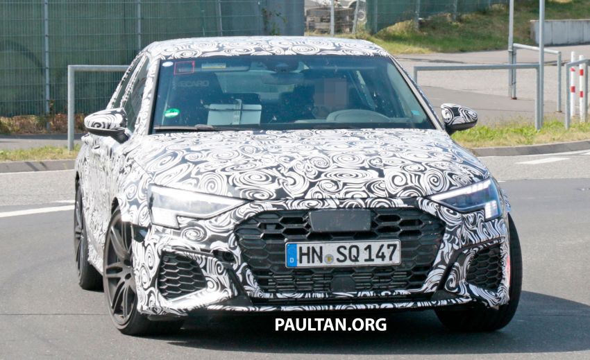 SPYSHOTS: 2021 Audi RS3 Sedan seen testing again 1152611