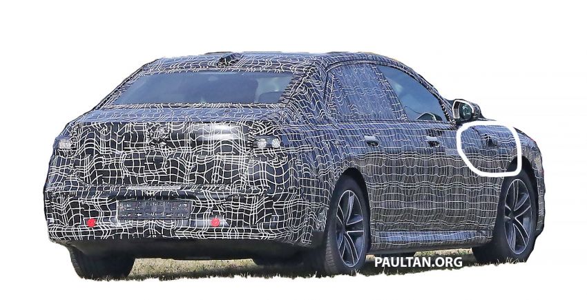 SPYSHOTS: BMW i7 EV flagship seen in production body – a new level of autonomous driving ability? Image #1148976