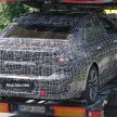 SPYSHOTS: BMW i7 EV flagship seen in production body – a new level of autonomous driving ability?