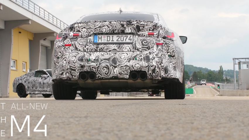 G82 BMW M4 teased on track ahead of September debut – 3L turbo straight-six; up to 510 PS; 6MT, 8AT 1138729