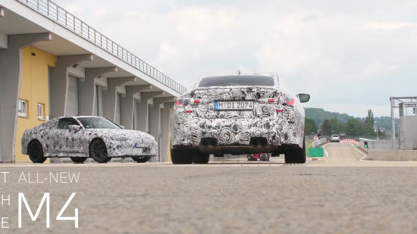 G82 BMW M4 teased on track ahead of September debut – 3L turbo straight-six; up to 510 PS; 6MT, 8AT 1138730