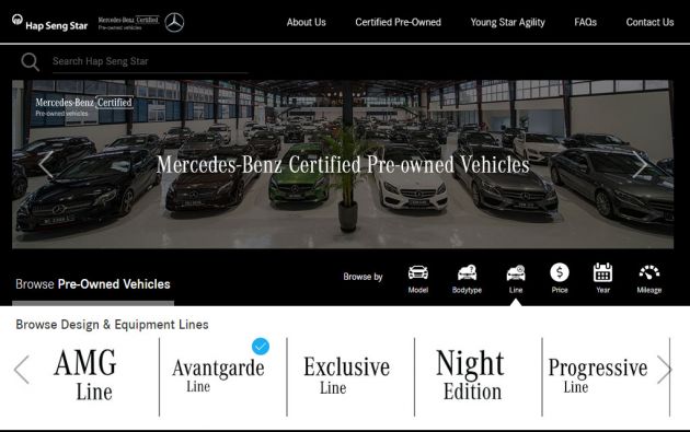 Hap Seng Star enhances Mercedes-Benz Certified online site with new features – more filters, watchlist