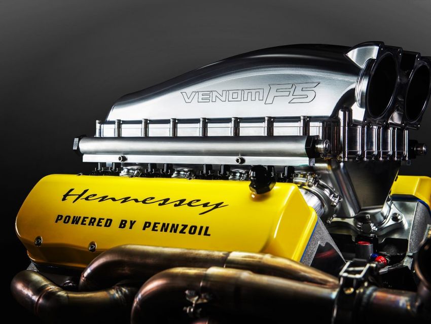 Hennessey Venom F5 – production-spec version teased ahead of Nov debut; 1,817 hp twin-turbo V8 1149168